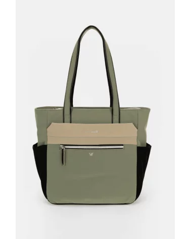 Bolso de Hombro Contraste Verde Empolvado Pepe Moll Esenziashopping Zaragoza