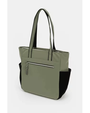 Bolso de Hombro Contraste Verde Empolvado Pepe Moll espalda Esenziashopping Zaragoza