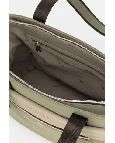 Bolso de Hombro Contraste Verde Empolvado Pepe Moll interior Esenziashopping Zaragoza