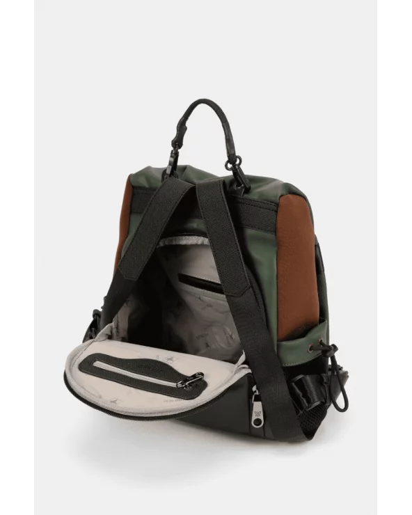 Mochila Neopreno Verde Oscuro Pepe Moll interior Esenziashopping Zaragoza