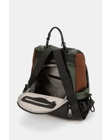 Mochila Neopreno Verde Oscuro Pepe Moll interior Esenziashopping Zaragoza