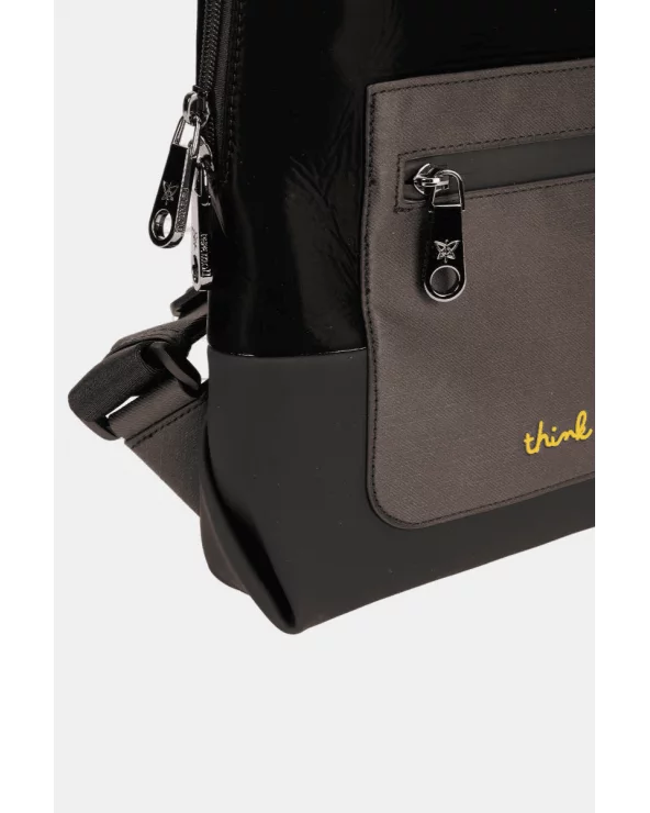 Mochila Nylon Negra Pepe Moll detalle Esenziashopping Zaragoza