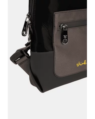 Mochila Nylon Negra Pepe Moll detalle Esenziashopping Zaragoza