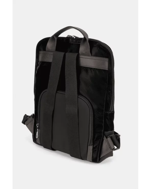 Mochila Nylon Negra Pepe Moll espalda Esenziashopping Zaragoza