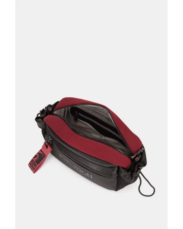 Bolso Bandolera Neopreno Negro Pepe Moll interior Esenziashopping Zaragoza