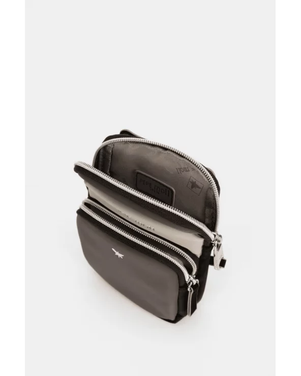 Bolso Portamóvil Gris Pepe Moll interior Esenziashopping Zaragoza
