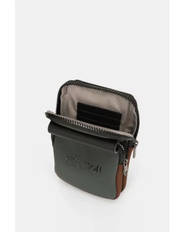 Bolso Portamóvil Solapa Verde Oscuro Pepe Moll interior Esenziashopping Zaragoza
