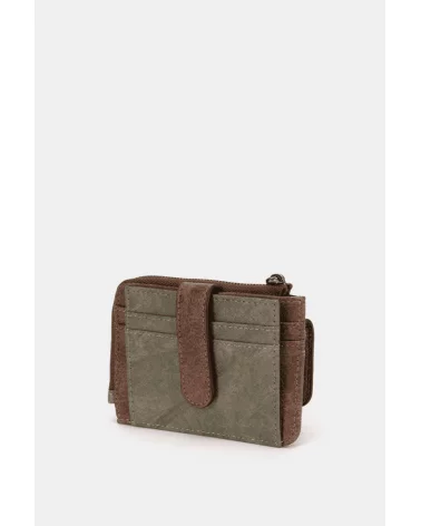 Monedero Tarjetero Verde Envejecido Pepe Moll espalda Esenziashopping Zaragoza