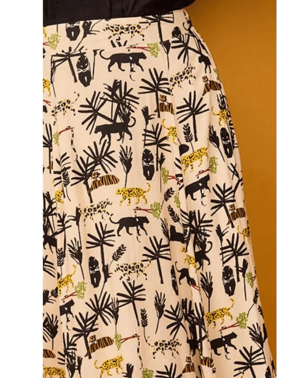 Falda Hojas Selva Smile detalle Esenziashopping Zaragoza