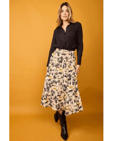 Falda Hojas Selva Smile total look Esenziashopping Zaragoza