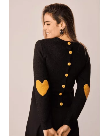 Jersey Caperucita Negro Smile espalda Esenziashopping Zaragoza