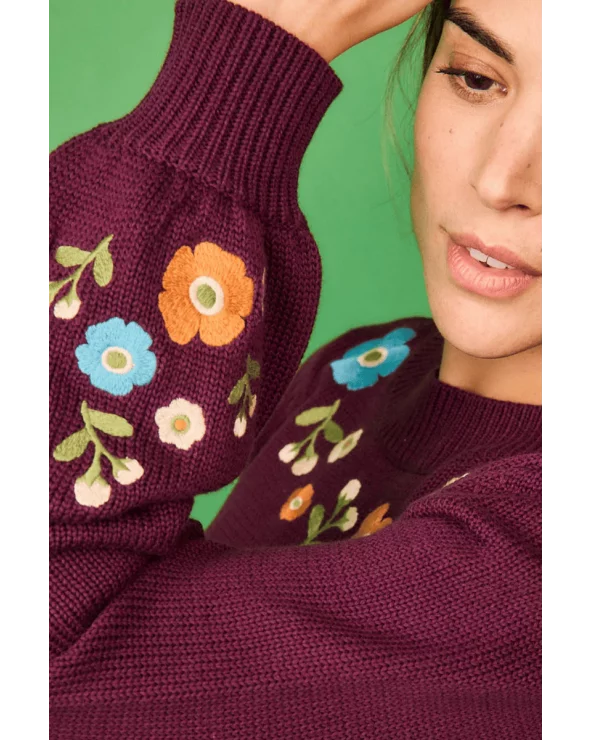 Jersey Cenicienta Burdeos Smile detalle Esenziashopping Zaragoza