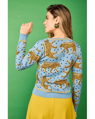 Chaqueta Helecho Azul Smile espalda Esenziashopping Zaragoza