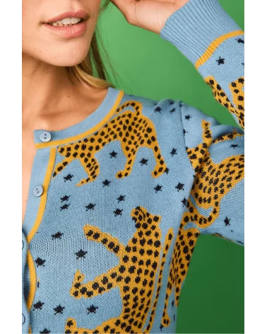 Chaqueta Helecho Azul Smile detalle Esenziashopping Zaragoza