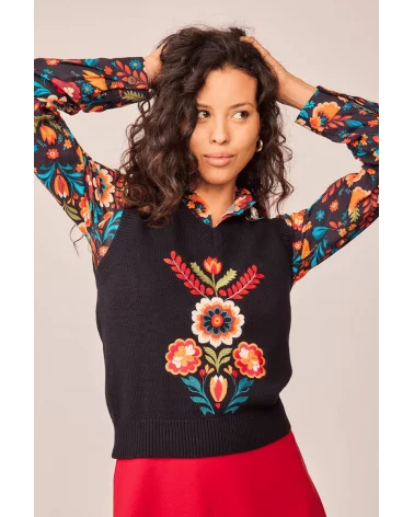 Chaleco Hiedra Negro Smile Esenziashopping Zaragoza