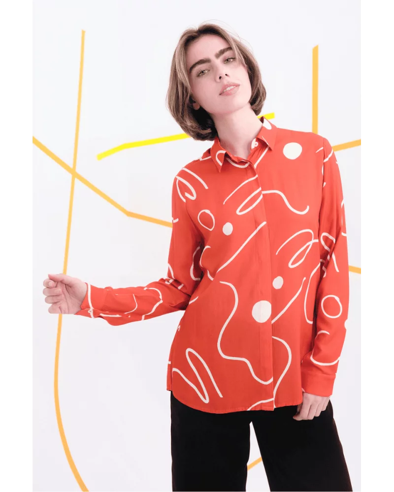 Camisa Ford Lineal Naranja Béhulah Esenziashopping Zaragoza Camisa Ford Lineal Naranja Béhulah Esenziashopping Zaragoza