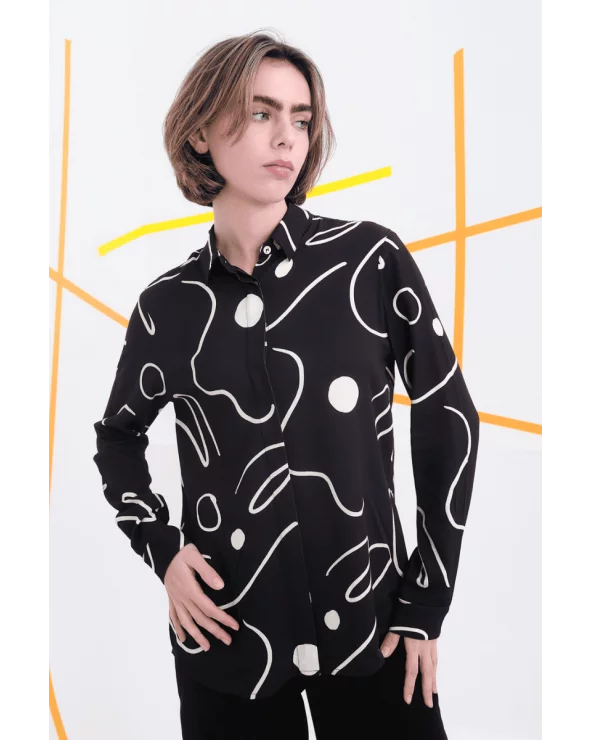 Camisa Ford Lineal Negra Béhulah Esenziashopping Zaragoza