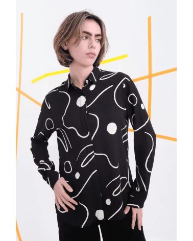 Camisa Ford Lineal Negra Béhulah Esenziashopping Zaragoza