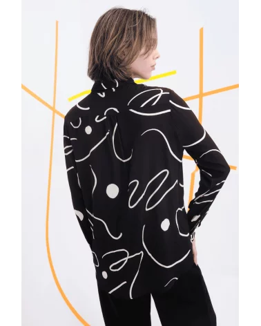 Camisa Ford Lineal Negra Béhulah espalda Esenziashopping Zaragoza