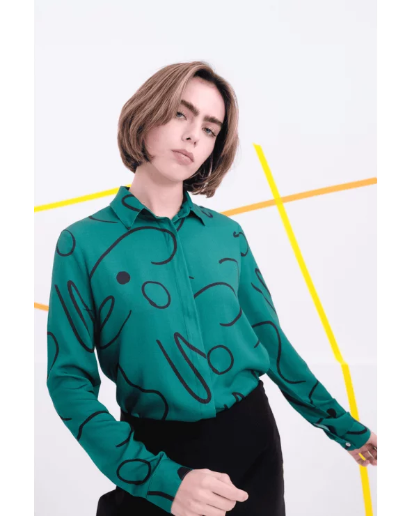 Camisa Ford Lineal Verde Béhulah Esenziashopping Zaragoza