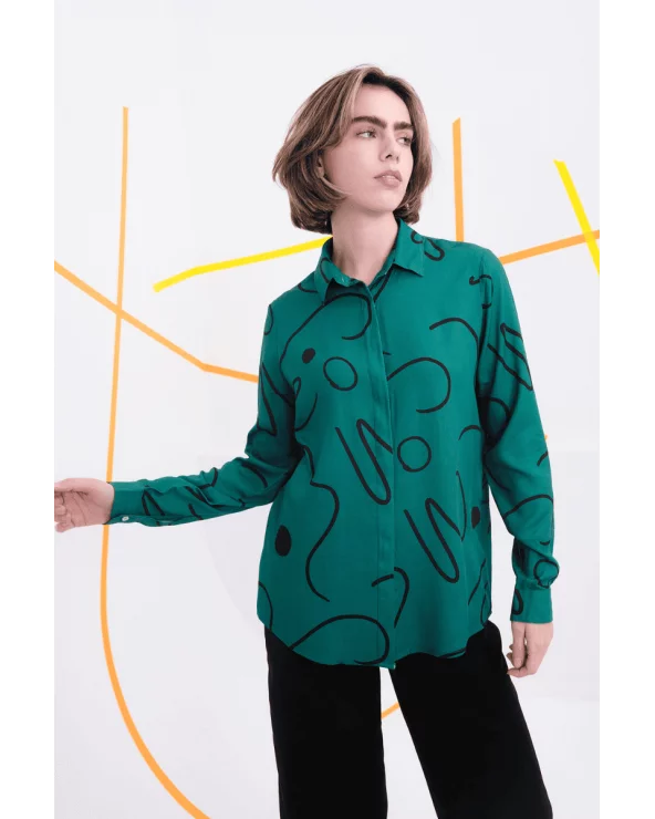 Camisa Ford Lineal Verde Béhulah Esenziashopping Zaragoza