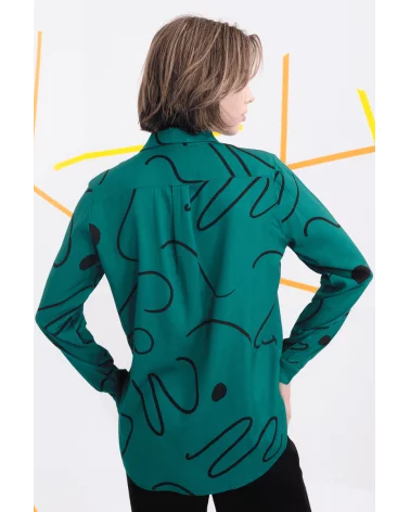 Camisa Ford Lineal Verde Béhulah espalda Esenziashopping Zaragoza