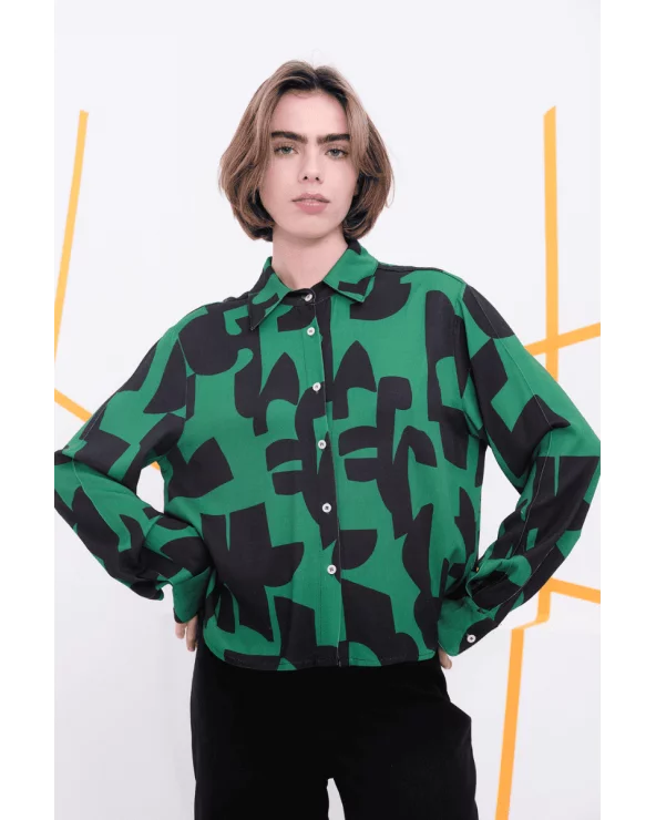 Camisa Kubrick Verde Béhulah Esenziashopping Zaragoza