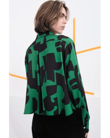 Camisa Kubrick Verde Béhulah espalda Esenziashopping Zaragoza