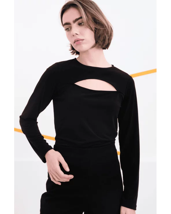 Camiseta Lanthimos Negra Béhulah Esenziashopping Zaragoza