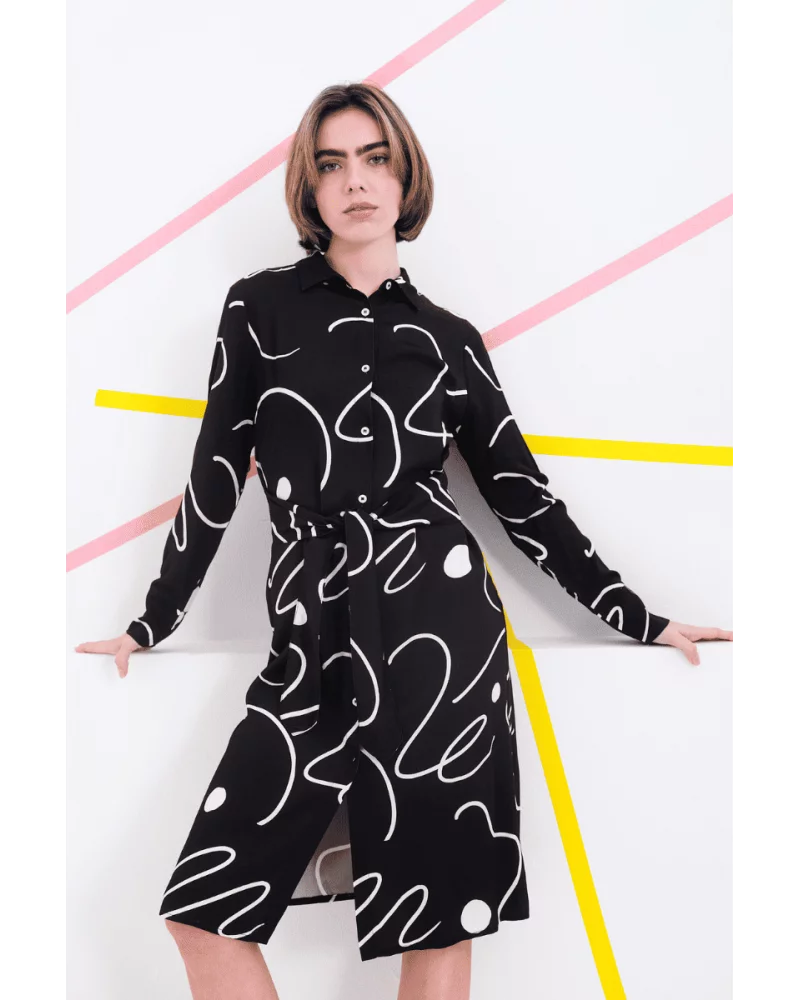 Vestido Polanski Negro Béhulah Esenziashopping Zaragoza