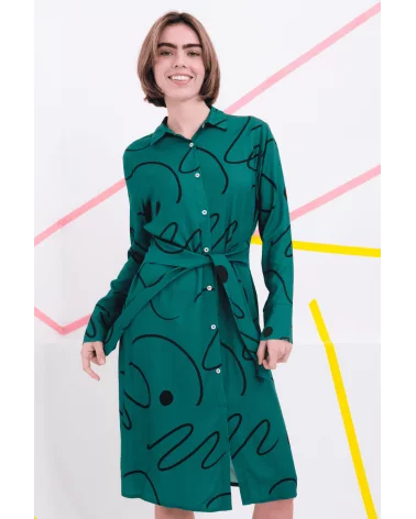 Vestido Polanski Verde Béhulah Esenziashopping Zaragoza