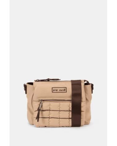 Bolso Bandolera Solapa Acolchado Beige Pepe Moll Esenziashopping Zaragoza