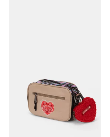 Bolso Bandolera Compacta Patchwork Animal Print Pepe Moll espalda Esenziashopping Zaragoza