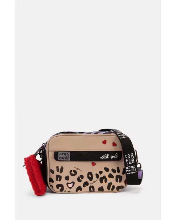 Bolso Bandolera Compacta Patchwork Animal Print Pepe Moll Esenziashopping Zaragoza