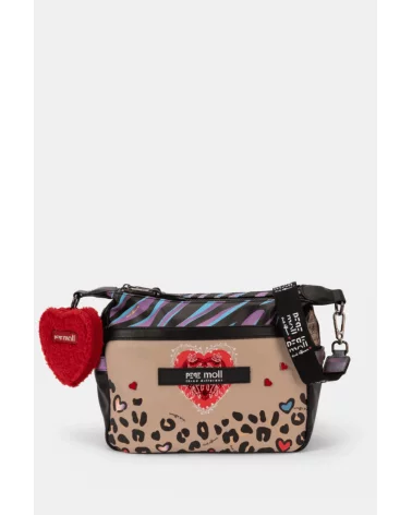 Bolso Bandolera Grande Patchwork Animal Print Pepe Moll Esenziashopping Zaragoza