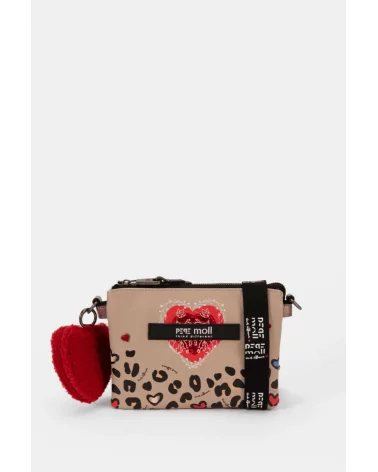 Bolso Bandolera Patchwork Animal Print Pepe Moll Esenziashopping Zaragoza