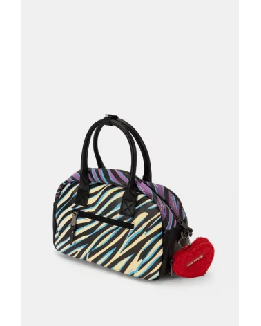 Bolso de Mano Bowling Patchwork Animal Print Pepe Moll espalda Esenziashopping Zaragoza