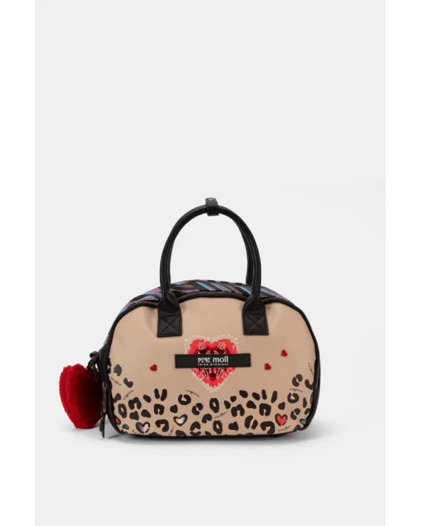 Bolso de Mano Bowling Patchwork Animal Print Pepe Moll Esenziashopping Zaragoza