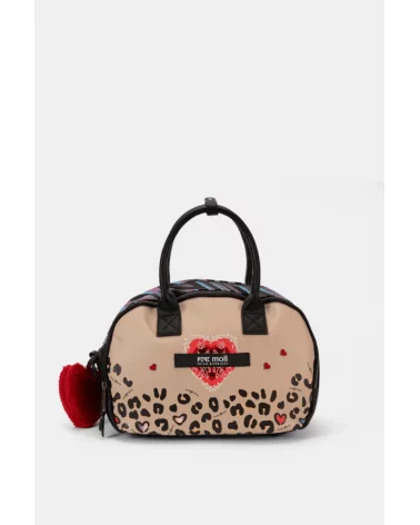Bolso de Mano Bowling Patchwork Animal Print Pepe Moll Esenziashopping Zaragoza