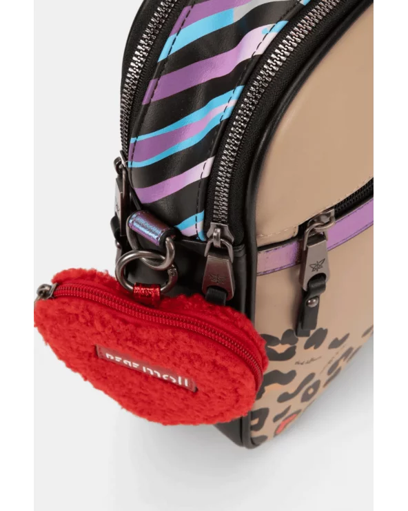 Bolso de Mano Patchwork Animal Print Pepe Moll detalle Esenziashopping Zaragoza