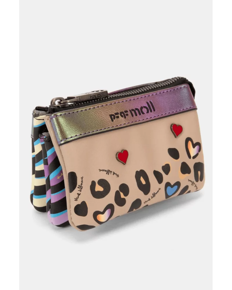 Monedero Patchwork Animal Print Pepe Moll Esenziashopping Zaragoza