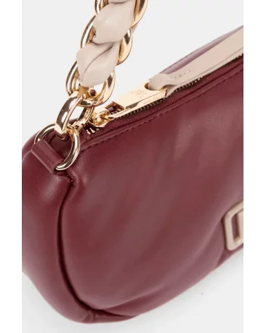 Bolso de Hombro Media Luna Granate Pepe Moll detalle Esenziashopping