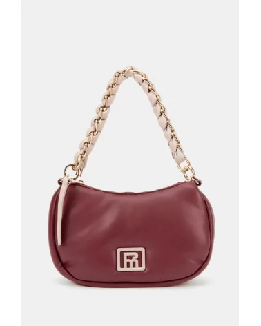 Bolso de Hombro Media Luna Granate Pepe Moll Esenziashopping