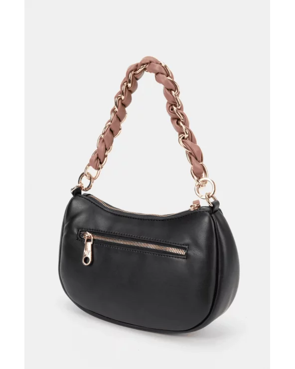 Bolso de Hombro Media Luna Negro Pepe Moll espalda Esenziashopping