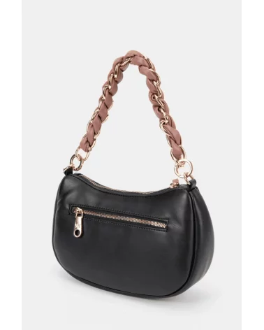 Bolso de Hombro Media Luna Negro Pepe Moll espalda Esenziashopping