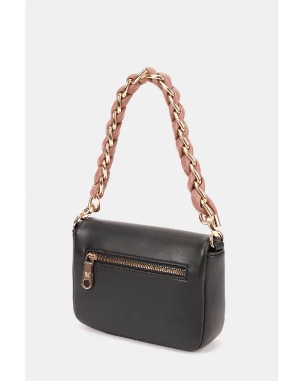 Bolso de Hombro Solapa Negro Pepe Moll espalda Esenziashopping Zaragoza