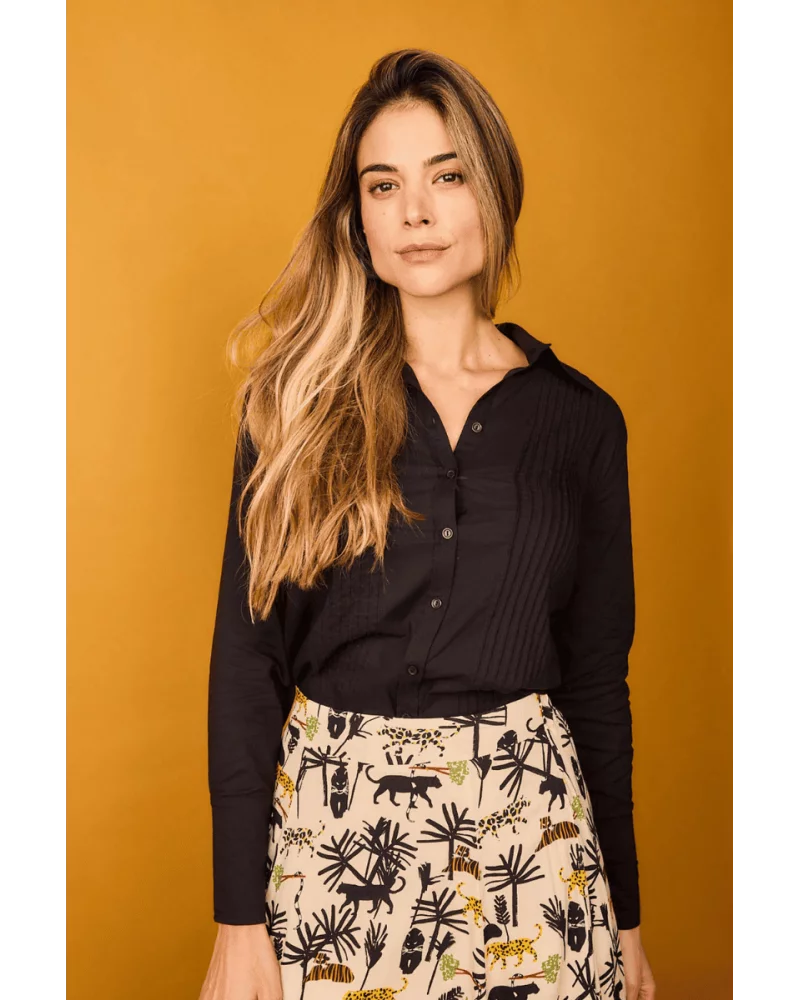 Camisa Rocío Negra Smile Esenziashopping Zaragoza