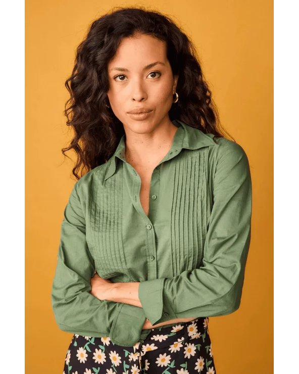 Camisa Rocío Verde Smile Esenziashopping Zaragoza