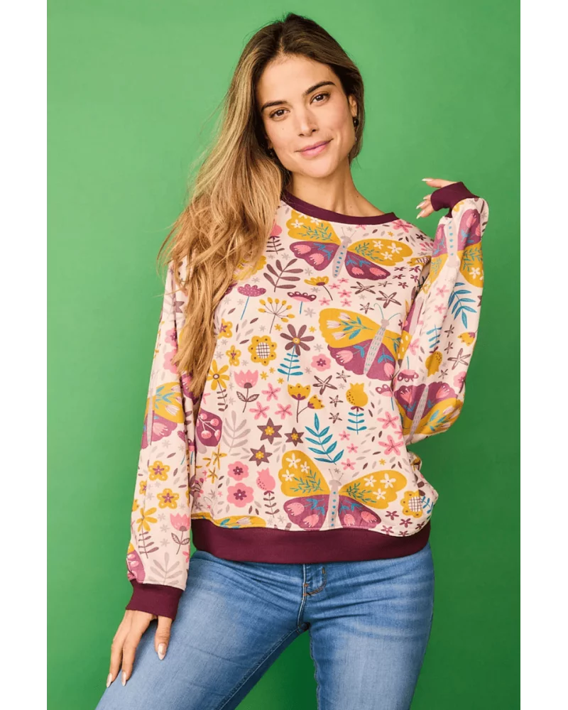 Sudadera Fruto Mariposa Smile Esenziashopping Zaragoza