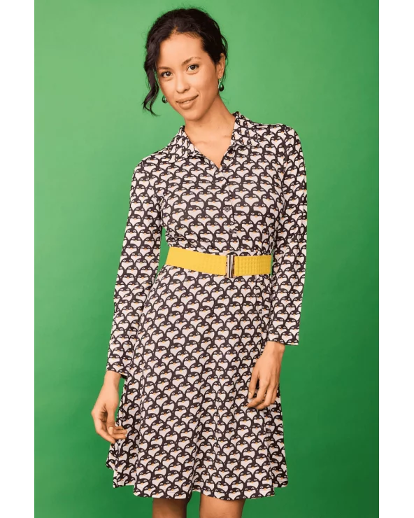 Vestido Corto Duende Pingüinos Smile cinturón Esenziashopping Zaragoza